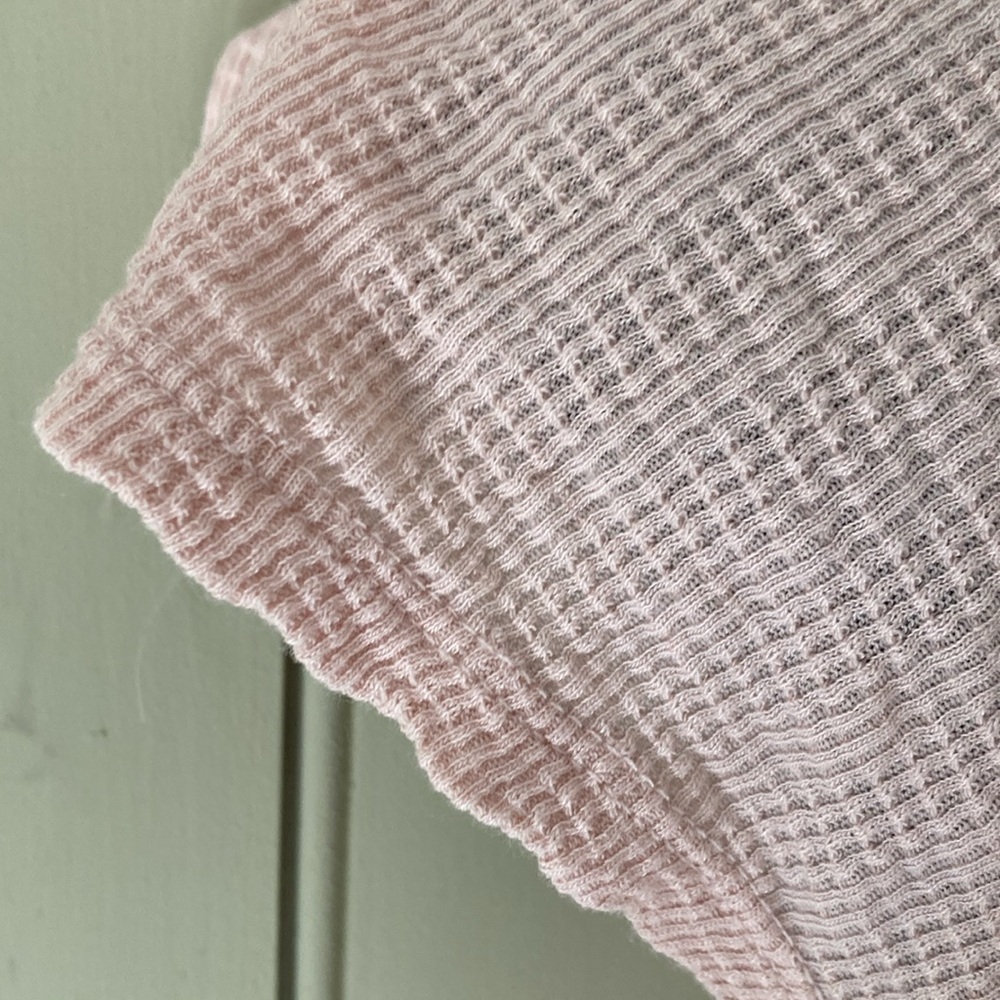 Adorable Button-Down Ruffle Top | Pink | XS - Picture 5 of 10